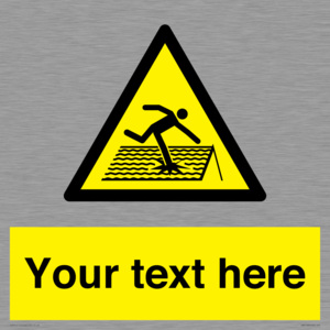 Custom Figure on Roof Sign